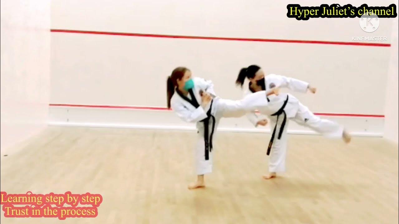 LEARNING TAEKWONDO KORYO STEP BY STEP (UTAHK)//hyper Juliet’s channel