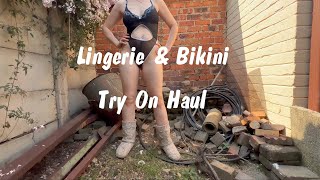 Lingerie and Bikini Thong Try On Haul Rugby World Cup Inspired Bikini