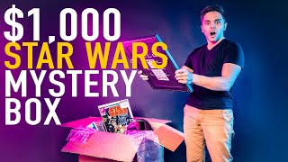 I got a $1000 STAR WARS MYSTERY BOX from Pristine Auction!!!!