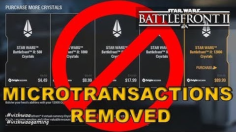 STAR WARS BATTLEFRONT II | MICROTRANSACTIONS REMOVED | TO WIN, NO MORE PAY!