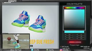 NBA 2K22 Next Gen Shoe Creator - Nike Kyrie 4 Low "Keep Sue Fresh"