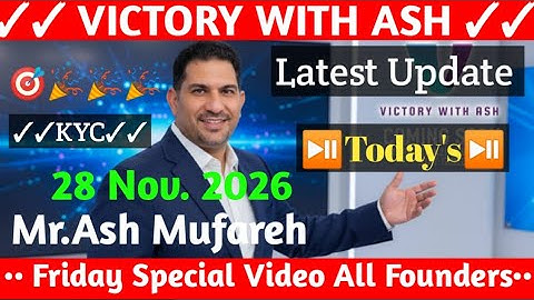 Onpassive Latest Updates ✅ Mr Ash Mufareh 💥 28 Nov. 2025 ⏯️ Victory with Ash 🎉 Vidya Ram~Raja Bhaiya