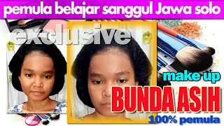 Cara pemula belajar sanggul Jawa solo putri' Make up Bunda Asih'
