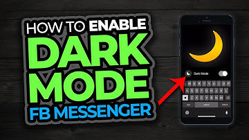How To Turn On Facebook Messenger DARK MODE