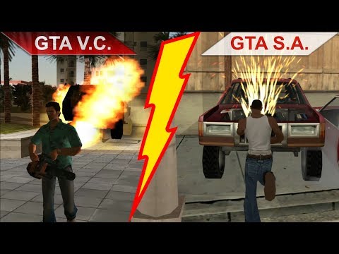 THE BIG GTA Vice City vs. GTA San Andreas COMPARISON | PC | ULTRA