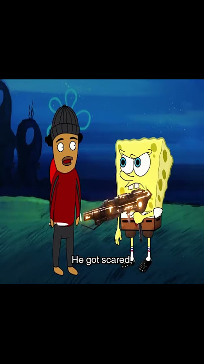 He tried to ROB SPONGEBOB?? 👀😲