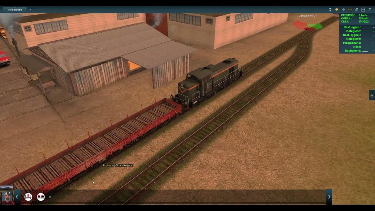 Trainz: Nowa Era - Rozładunek drewna na tartak