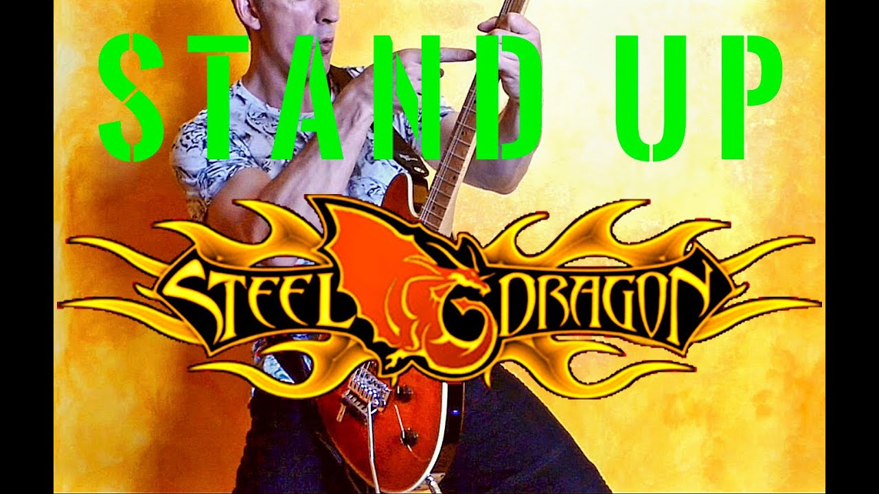Steel Dragon Stand Up Guitar Cover YouTube