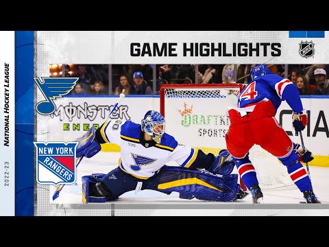 Blues @ rangers 12/5 | nhl highlights 2022