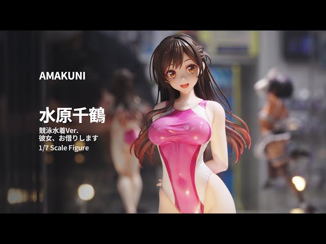 展示撮影][彼女、お借りします]水原千鶴 競泳水着Ver.[AMAKUNI]1/7