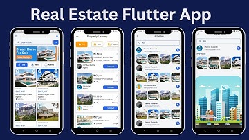 Flutter Real Estate Property Finder App | Real Estate App Flutter | Flutter UI Template