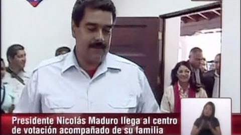 Maduro y Capriles votan
