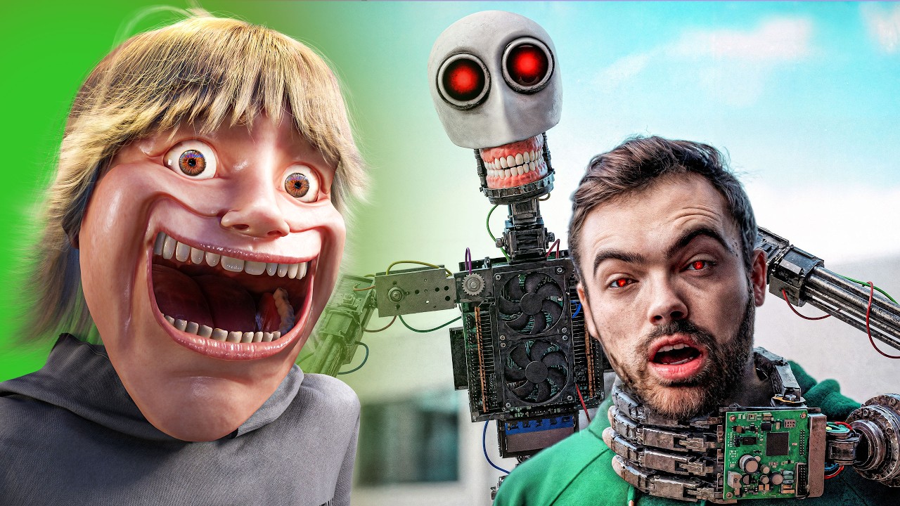 67 Kid Reacts To E.L.B.E.R.R: a Self Aware Robot - YouTube
