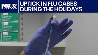 Uptick in flu cases during the holidays