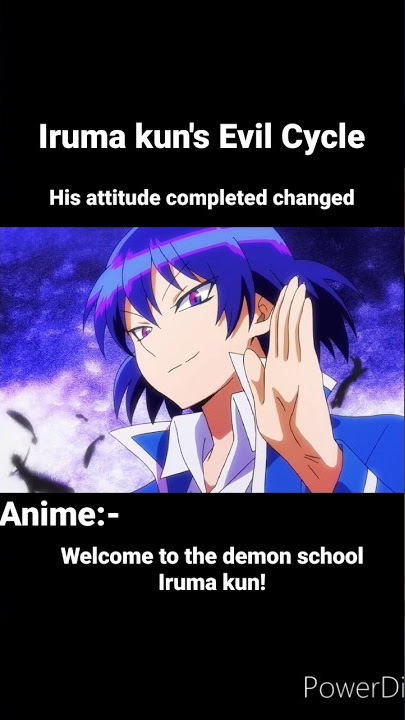 Iruma Kun's Evil Cycle. Cool anime moments. #iruma #animeshorts #like #evil #cool