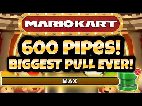 THE BIGGEST PIPE PULL EVER in Mario Kart Tour! | 600x Multiplayer Pipe
