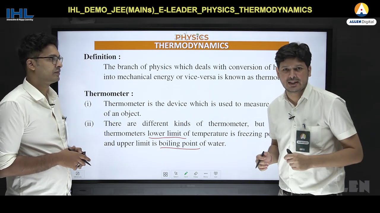 ALLEN IHL Interactive Video Lecture for JEE Main Physics