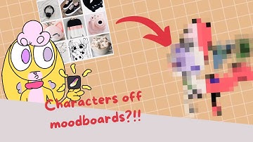 Designing characters based off moodboards, Again, part 2! || Character design