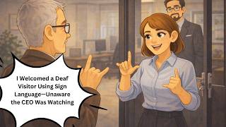 I Welcomed a Deaf Visitor Using Sign Language—Unaware the CEO Was Watching