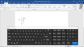 Bullet Point Keyboard Shortcut in Word:  Adding Bullet Points With Keyboard screenshot 4