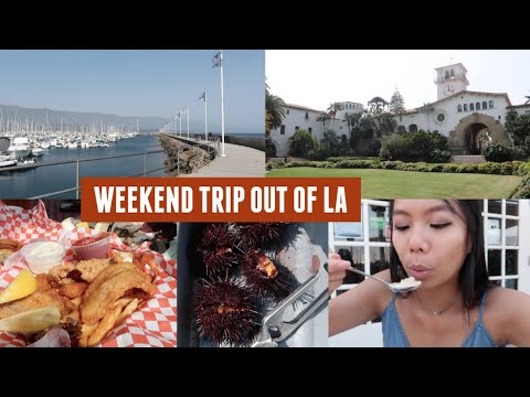 Видео: A Little Getaway to Morro Bay & Santa Barbara!
