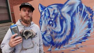 Spray Paint Tiger Tutorial | Smooth Blending & Gradients Made Easy