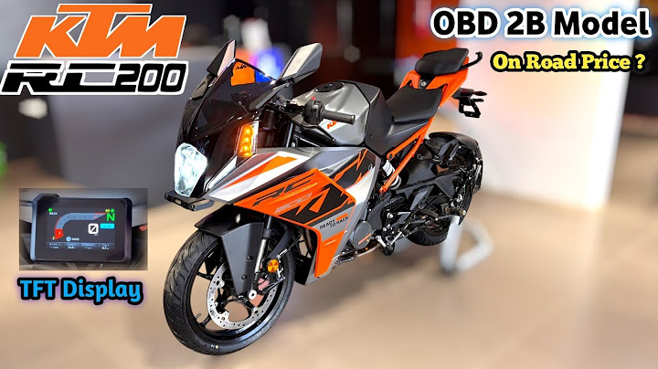 2025 KTM RC 200 OBD 2B Colour TFT Display Model || New Features, On Road Price || Detailed Review