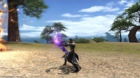 Final Fantasy 14 Black Mage Casting animation Gpose