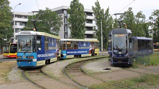 [🇵🇱PL] MPK Wrocław - Konstal/Protram 105NWr #2358+#2357 - [🚋8➡️TARNOGAJ]