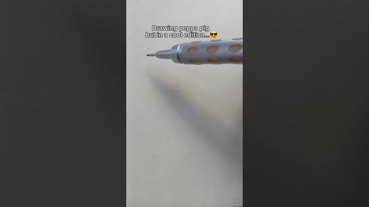 Drawing peppa pig but in sigma edition...#simplesketches #drawing #drawingmeme #youtubeshorts #viral