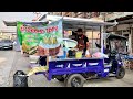 Sugarcane Juice Vendor with Machine | Thai Street Food