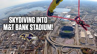 GoPro: U.S. Navy Leap Frogs Jump Into M&T Bank Stadium | Baltimore Ravens