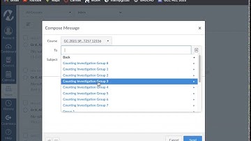 Messaging Classmates in Canvas