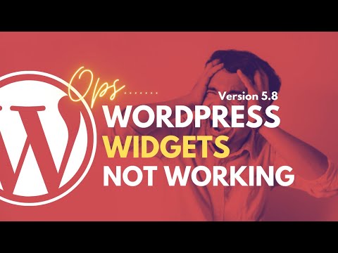 WordPress Widgets Not Working in Version 5.8 (Block Editor to Classic Editor) -  Bangla
