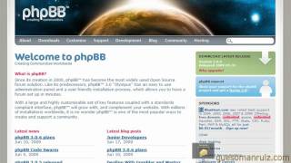 Install Free Forums on Your Site - phpBB