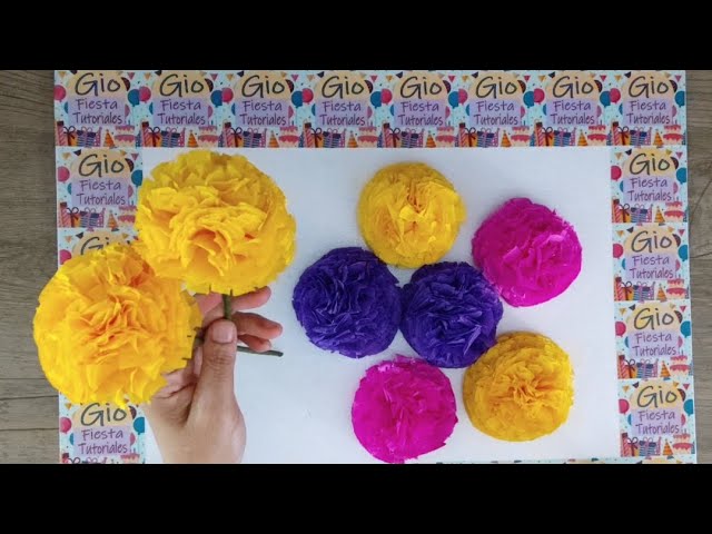 Tutorial DIY: CÓMO HACER ADORNOS DE ACETATO Y FLORES DE PAPEL