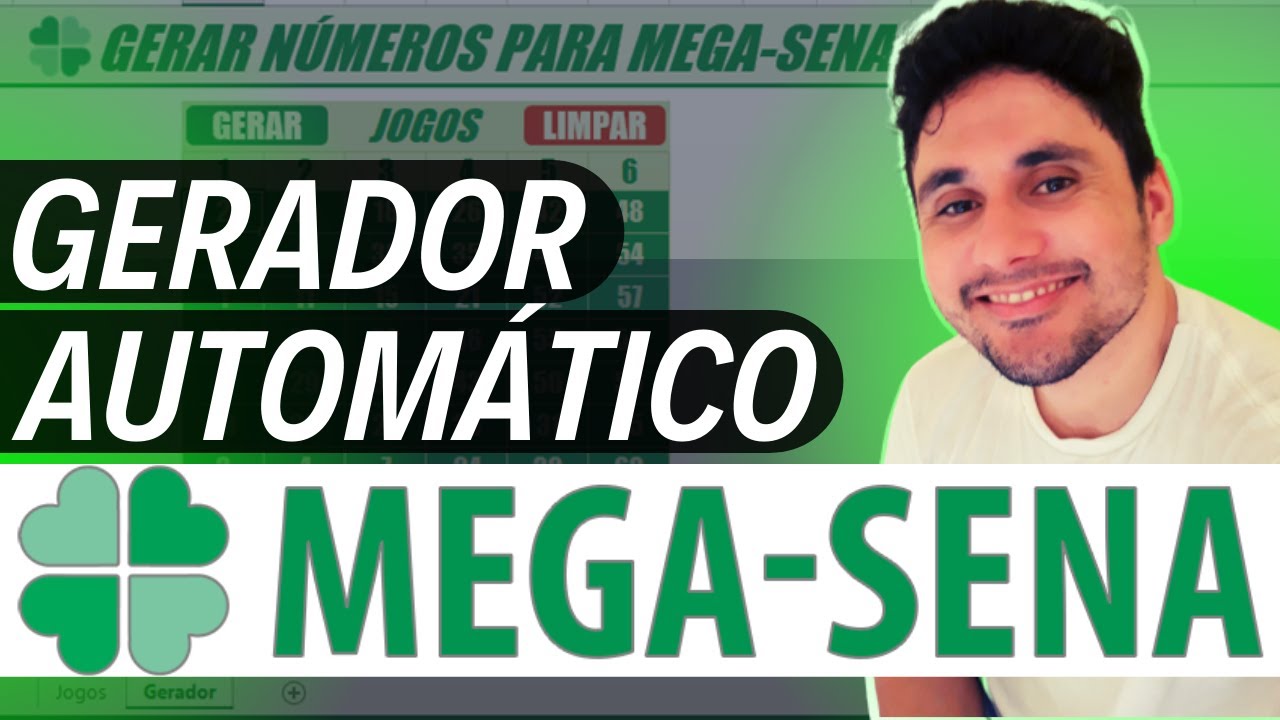Como criar uma Planilha Gerador de Números para Mega Sena [AUTOMÁTICA]
