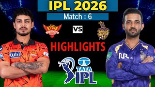 IPL 2026 6th Match - Hyderabad vs Kolkata Playing 11 | KKR Playing 11 2026 | SRH Playing 11 2026 screenshot 3
