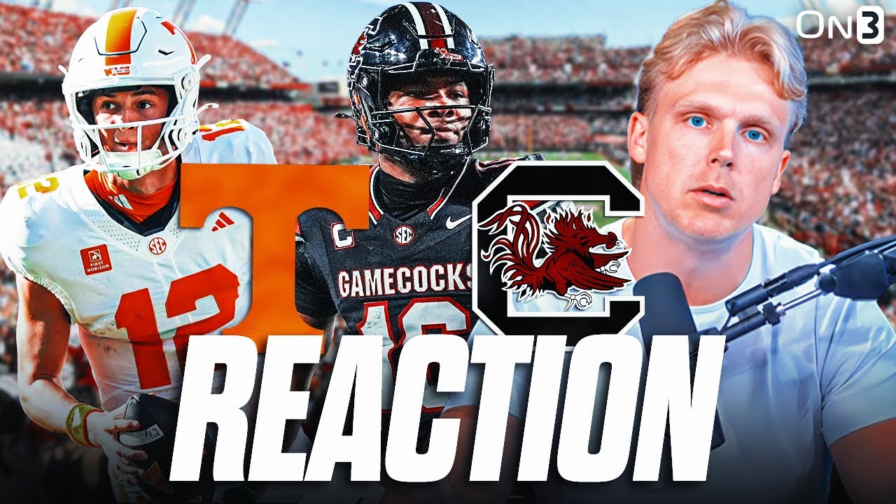 Tennessee vs South Carolina REACTION