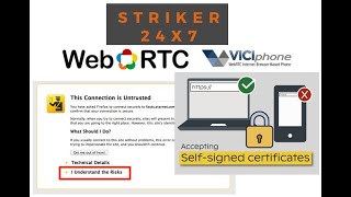 How to configure webphone in vicidial with self signed ssl certificate