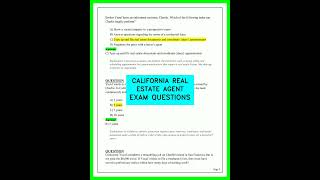 2026 CALIFORNIA REAL ESTATE EXAM QUESTIONS 🔑 Pass Your CA DRE License Test First Try! 🏠✨