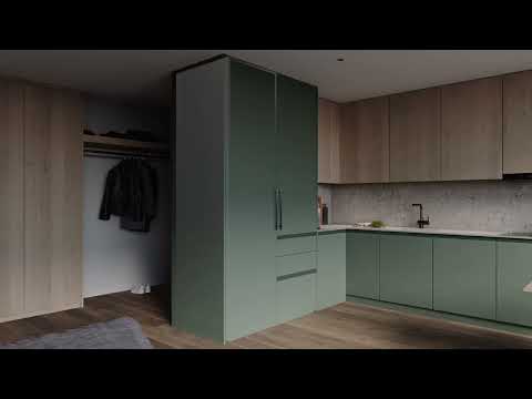 Pivot sliding door