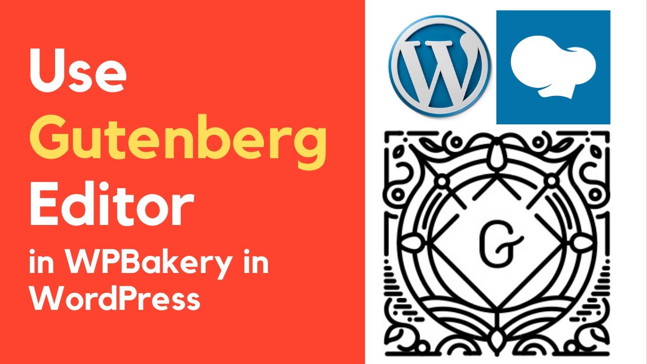 How to Use Gutenberg Editor in WPBakery in WordPress | WordPress 2021 ...