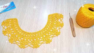 صدر دشداشه/جلابية/فستان كروشيه 2021كولة رقبة crochet collar