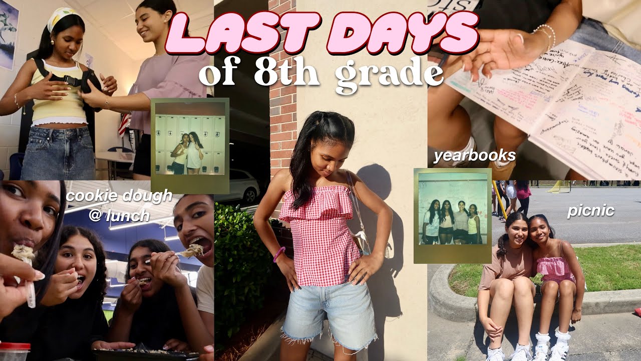 my LAST DAYS of middle school VLOG