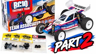 RC10 Factory Team , blue edition, Yeah Racing ,  hop ups , 