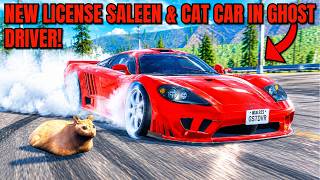 *NEW* LICENSE SALEEN, CAT CAR & SECRET MONEY CODE IN GHOST DRIVER! (Roblox)