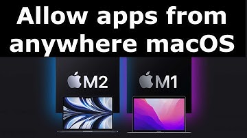 How to allow apps from anywhere macOS