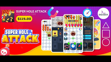 Super Attack Hole | Unity template | Top trending game