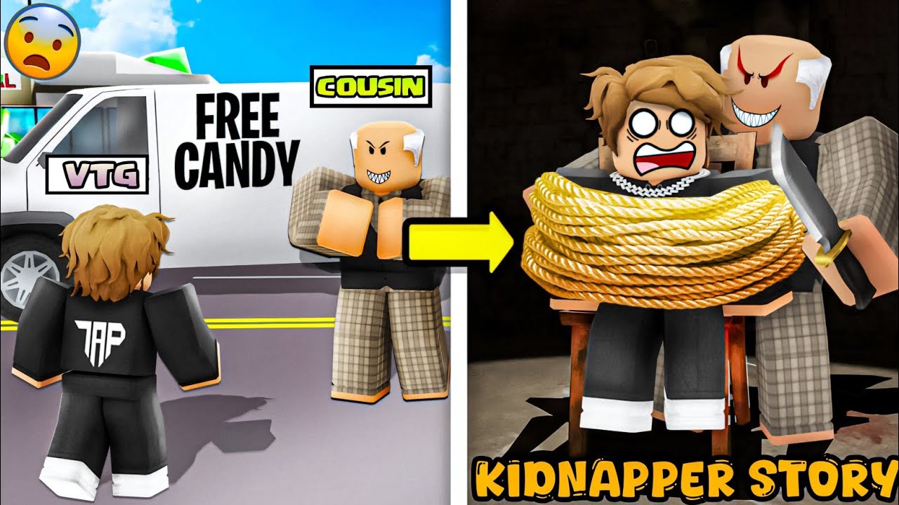 Me And My Cousin Played Kidnapper Story In Roblox|On Vtg!